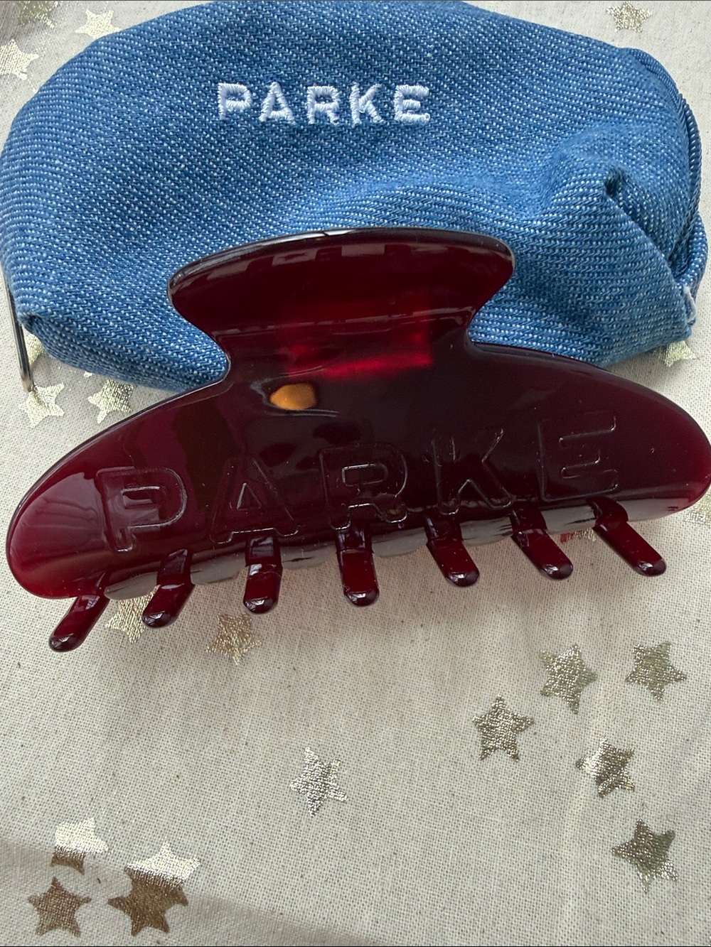 Parke MAROON Hair Claw Clip - Picture 5 of 5